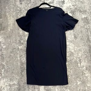 COS Tshirt dress with cape detail